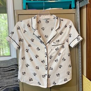 Telephones!  bowling-style shirt M